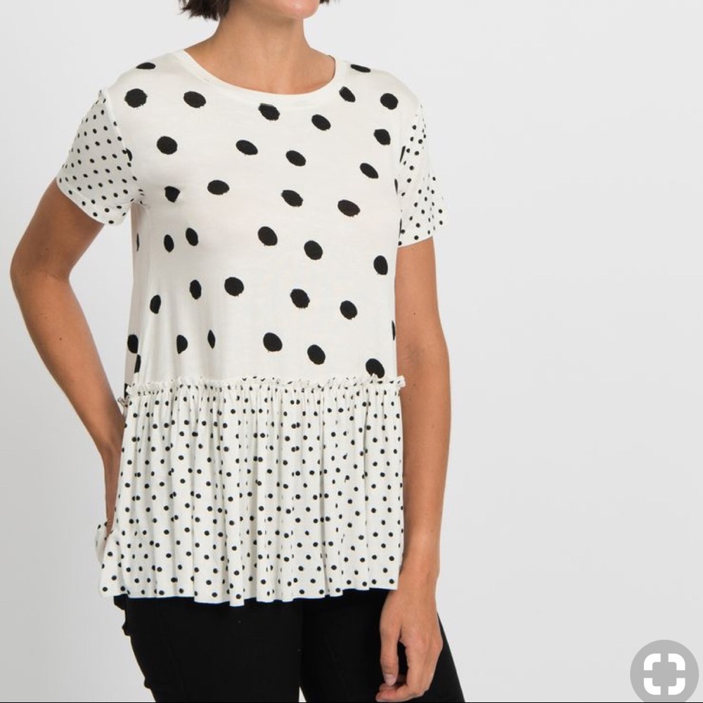 Agnes & Dora Dot Relaxed Ruffle